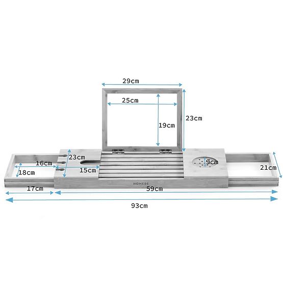 Accesorii de baie MELEDYN culoare maro deschis în stil boho, de sine stătătoare pentru utilizare int