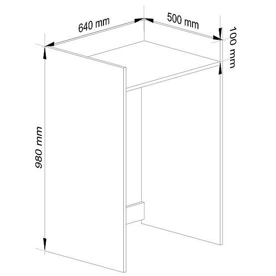 ACOPERIRE MAȘINĂ DE SPĂLAT FIN STEJAR SONOMA