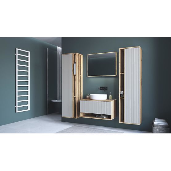 AVIOLA Dulap sub chiuvetă 80/1S stejar artisan (1p=1buc)