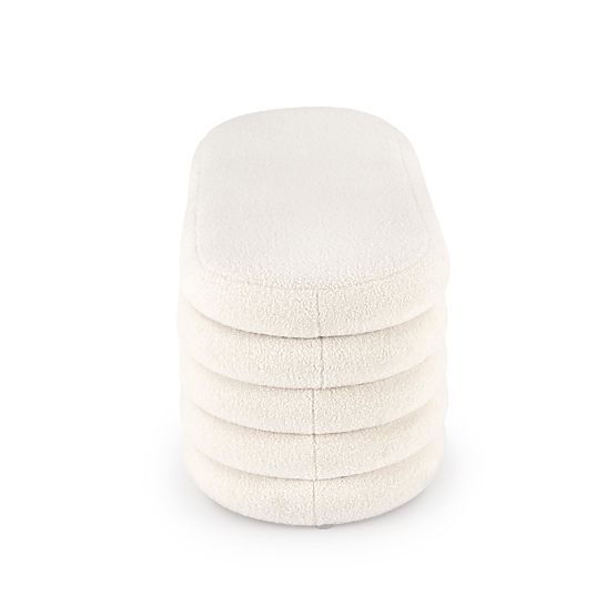 Bancă BLISS cu spațiu de depozitare, crem (1p=1buc)