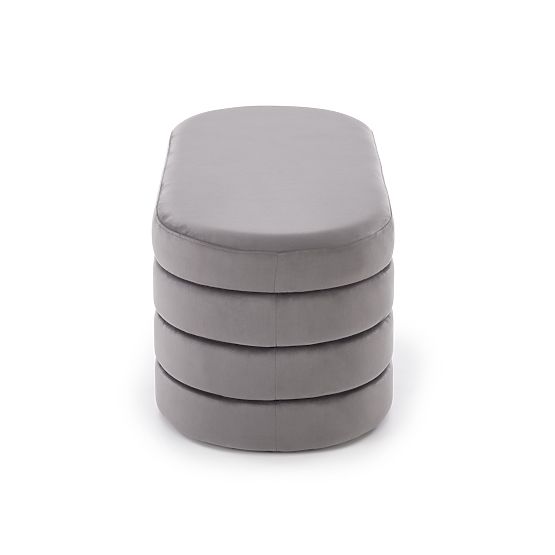 Bancă CALPI cu spațiu de depozitare, gri (1p=1buc)