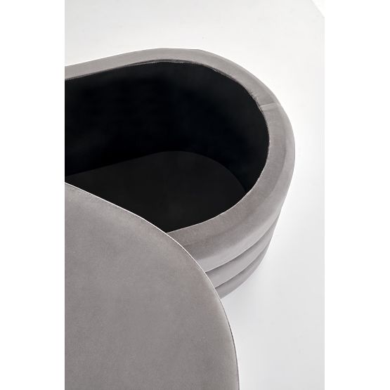 Bancă CALPI cu spațiu de depozitare, gri (1p=1buc)