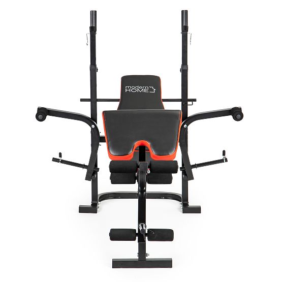 Bancă de exerciții cu suport pentru halteră și suport pentru brațe ModernHome