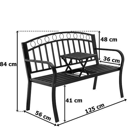 Bancă de grădină din metal BANCO