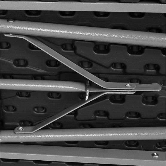 Bancă pliabilă de catering 180 cm neagră