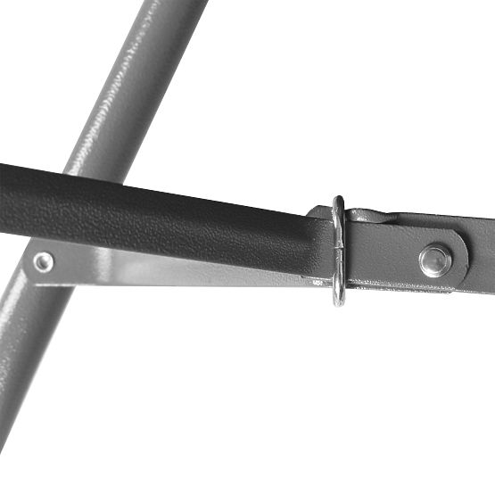 Bancă pliabilă de catering 180 cm neagră