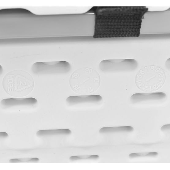 Bancă pliabilă pentru catering 180 cm albă