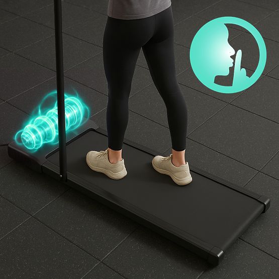 Banda de alergare de acasă cu suport electric walking pad pentru antrenament sub birou 10 km/h Moder