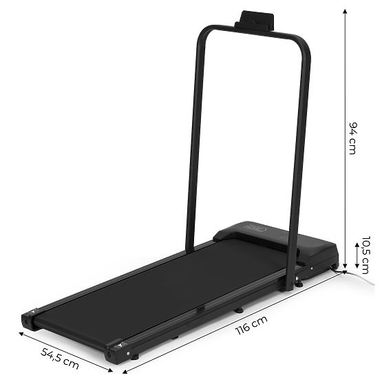Banda de alergare de acasă cu suport electric walking pad pentru antrenament sub birou 10 km/h Moder