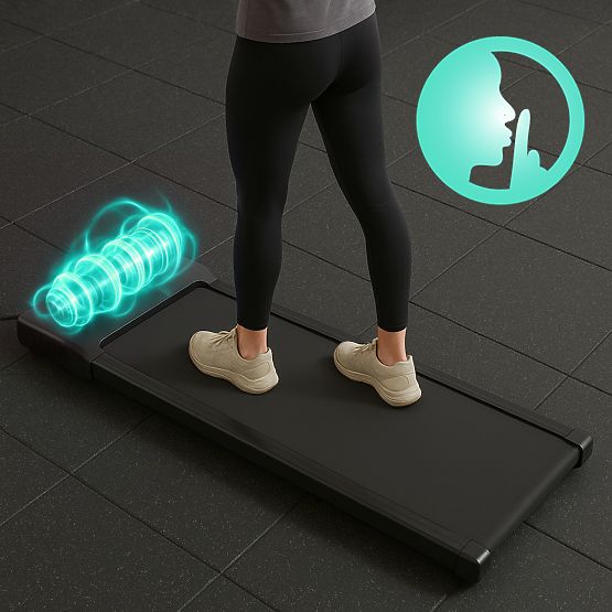 Banda de alergare electrică de uz casnic walking pad sub birou 6 km/h ModernHome