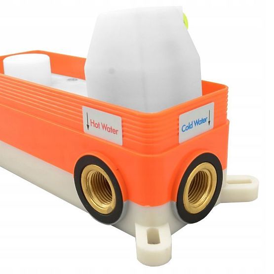 Baterie de cadă încastrată Rea Lungo Cupru + Box