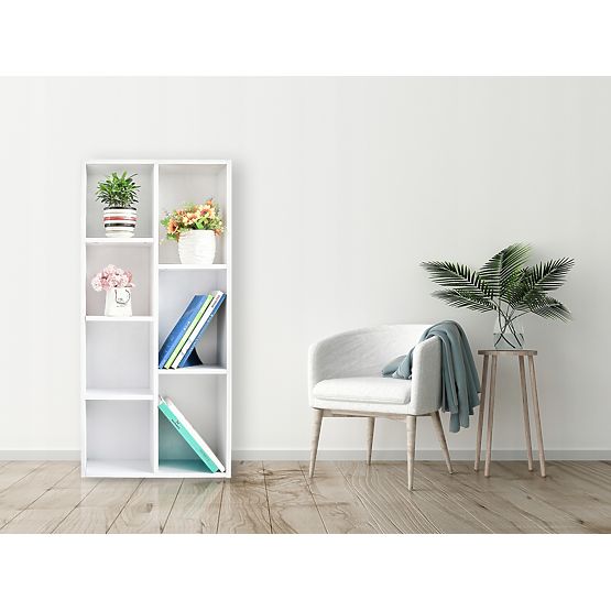 Bibliotecă albă ModernHome