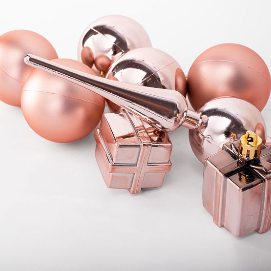 BILE DE CRĂCIUN MIX 311437 roz