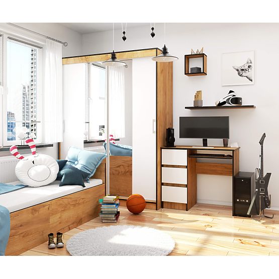 BIROU A-6 CLP STEJAR CRAFT / ALB STÂNGA