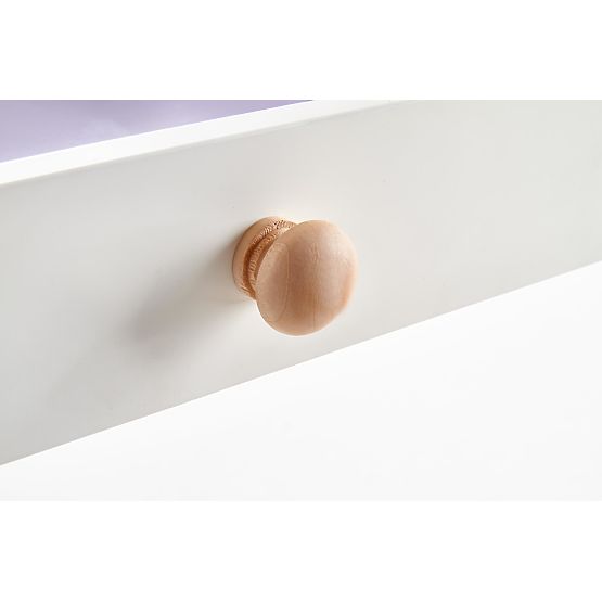 Birou B34 - alb/stejar sonoma