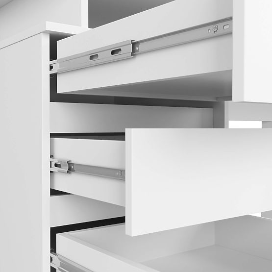 BIROU CLP 135cm PK ALB