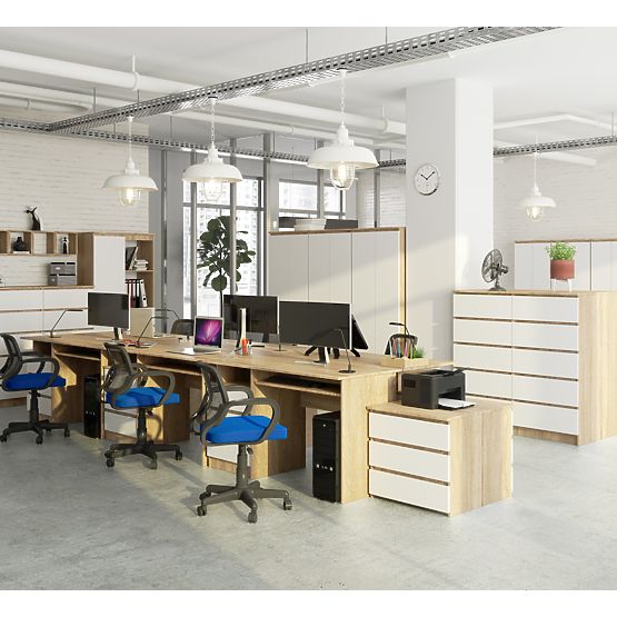 BIROU CLP 135cm PK SONOMA / ALB