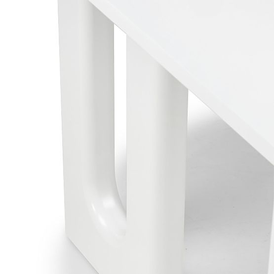 Birou/Consolă Lichi 120 cm, alb, arcuri