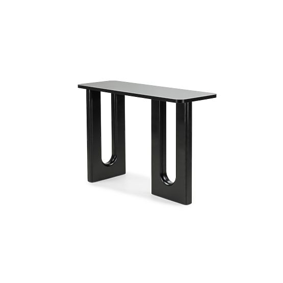 Birou/Consolă Lichi 120 cm, negru, arcuri