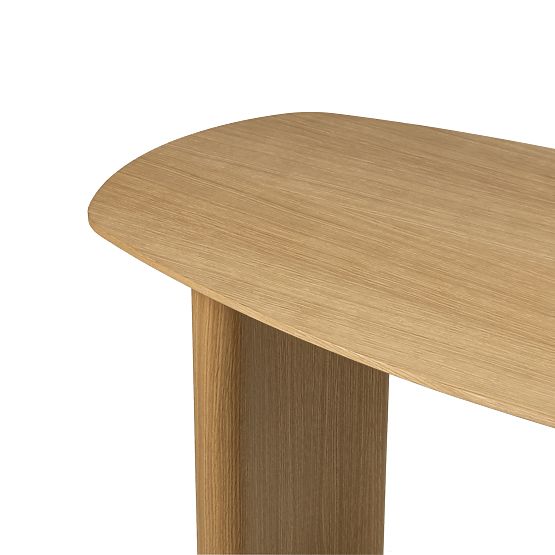 Birou/Consolă Oriento 120 cm, furnir de stejar natural