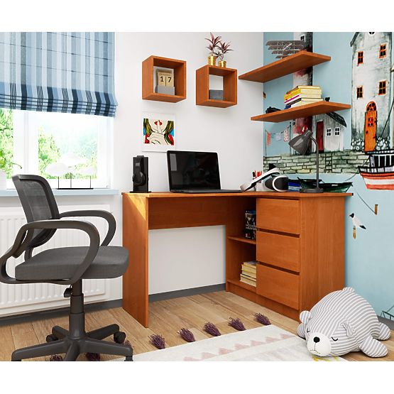 BIROU DE COLȚ B16 CLP DREAPTA ALUN