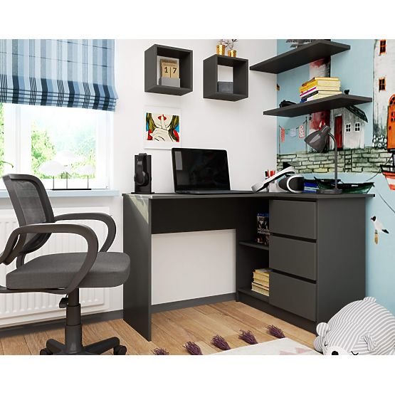 BIROU DE COLȚ B16 CLP DREAPTA PK GRI