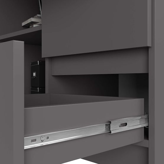 BIROU DE COLȚ B16 CLP DREAPTA PK GRI