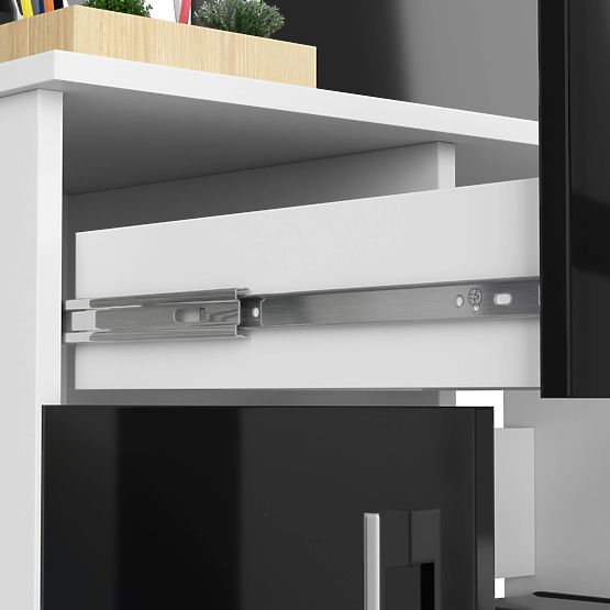 BIROU JAY PK ALB / NEGRU LUCIOAS