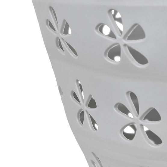Bol oval pliabil 50 x 37 cm alb-gri OVAL COMPACT 25L