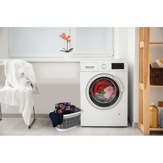 Bol oval pliabil 50 x 37 cm alb-gri OVAL COMPACT 25L