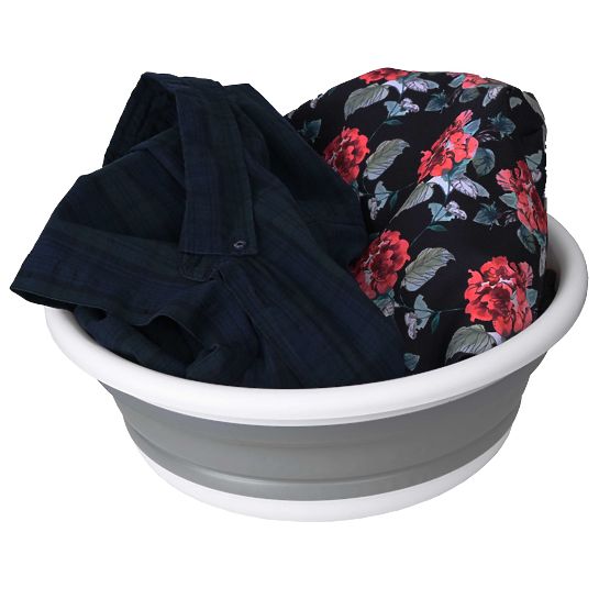 Bol rotund 37 cm alb-gri ELBA COMPACT 9 litri