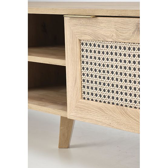 BORNEO RTV-1 Dulap TV stejar artisan/negru (1p=1buc)