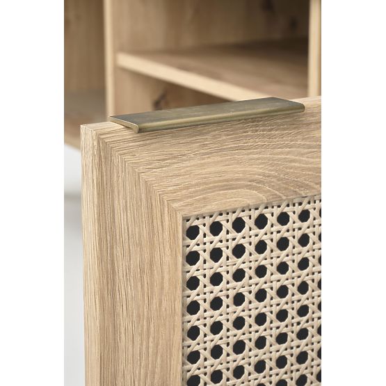 BORNEO RTV-1 Dulap TV stejar artisan/negru (1p=1buc)