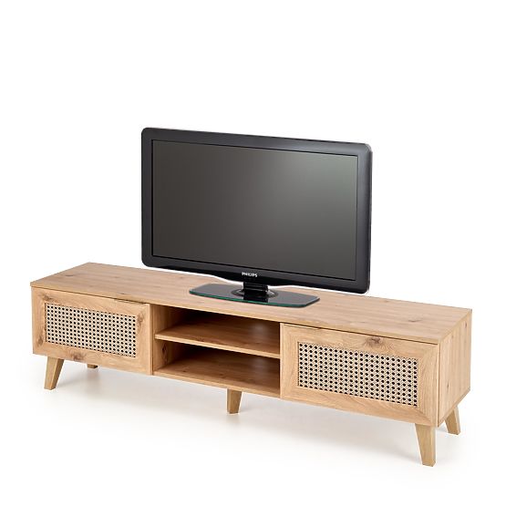 BORNEO RTV-1 Dulap TV stejar artisan/negru (1p=1buc)