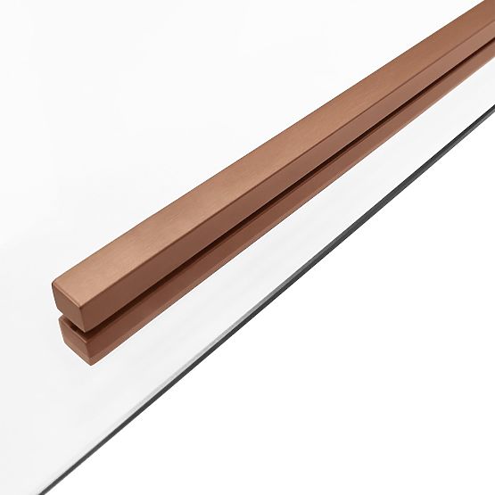 Cabină de duș SOLAR Cupru Periat 120x90