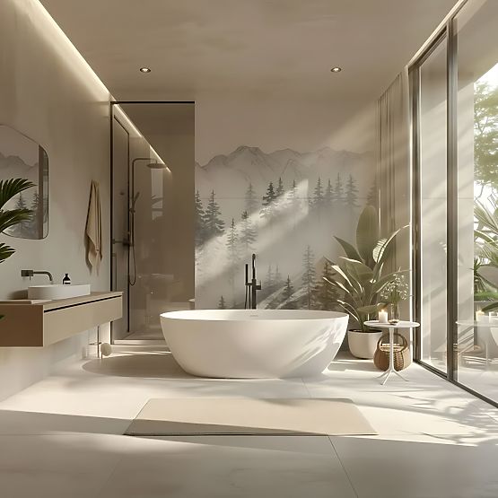 Cadă acrilică independentă ROMA 170