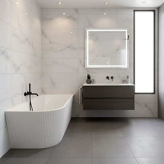 Cadă de colț din acril WENUS DREAPTA 170