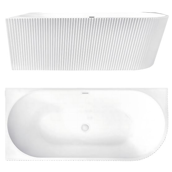 Cadă de colț din acril WENUS STÂNGA 170