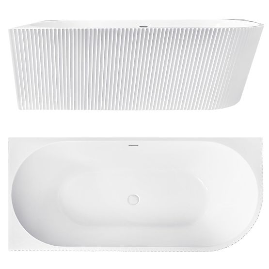 Cadă de colț din acril WENUS STÂNGA 170