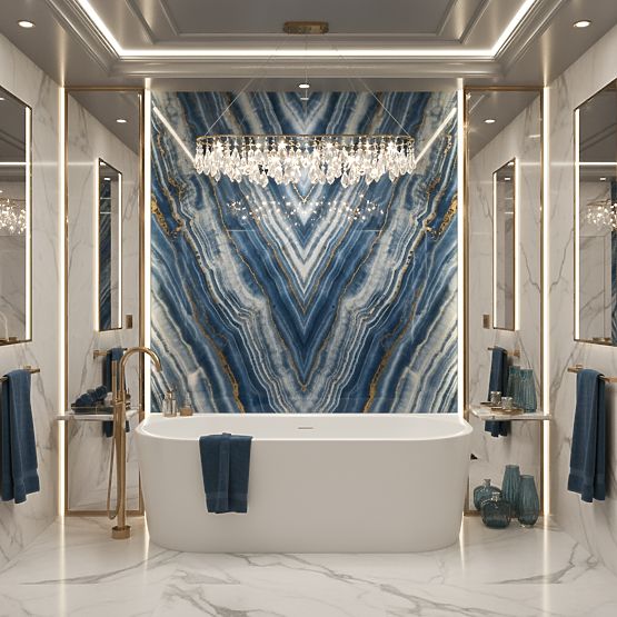 Cadă de perete din acril OLIMPIA 170 cm