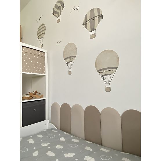 Panou tapițat Oblouček - bej