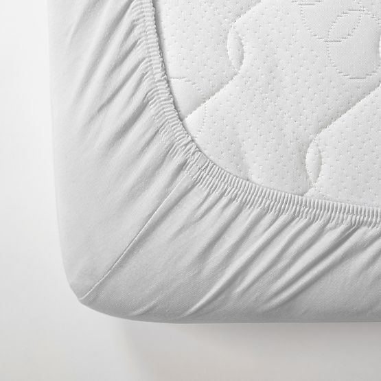 Cearceaf de bumbac 200x180 cm - alb