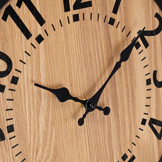 Ceas de perete din lemn loft ABBAS 35 cm