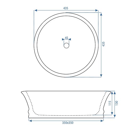 Chiuvetă atemporală REA Betty