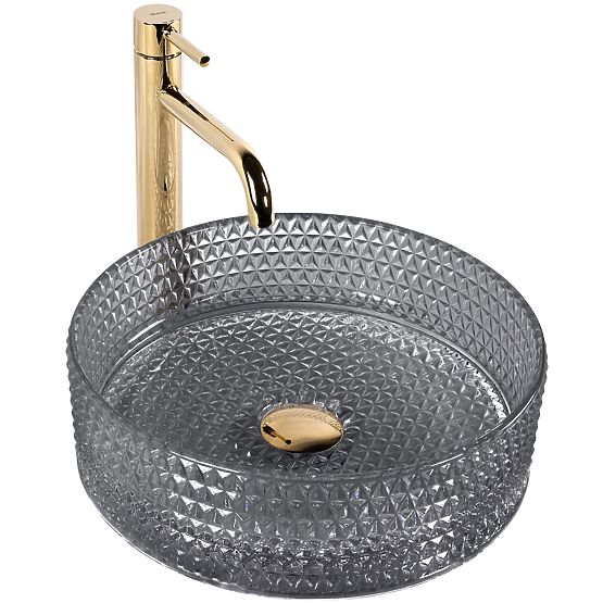 Chiuvetă atemporală Rea Cristal 35 Negru