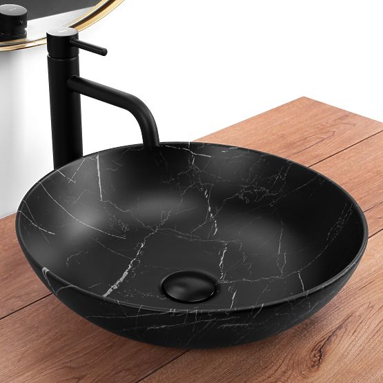 Chiuvetă atemporală Rea Fibo negru mat