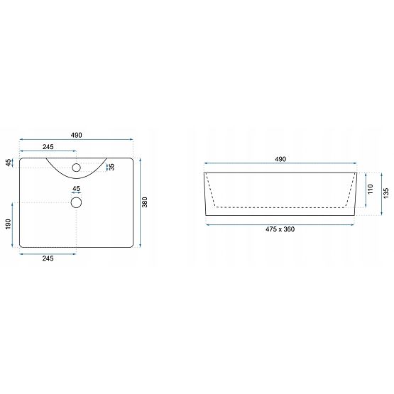 Chiuvetă atemporală REA Kelly Marmo