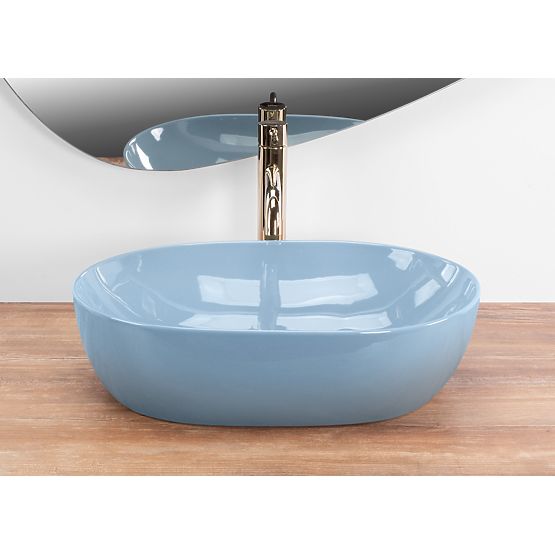 Chiuvetă atemporală Rea LISA L.BLUE SHINY