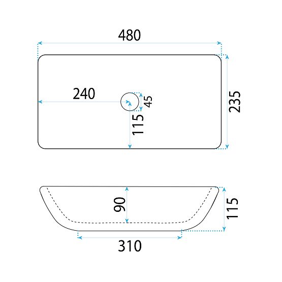 Chiuvetă atemporală Rea Maria