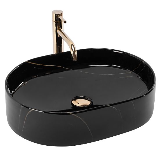 Chiuvetă atemporală Rea Nadia 50 Black Stone
